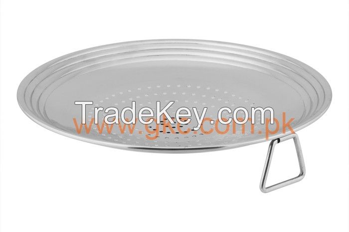 STRAINER PLATE WITH HANDLE