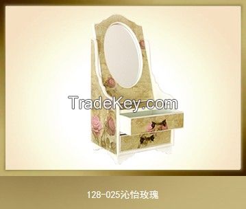 Wooden Makeup Mirror