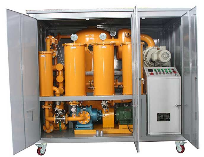 ZYD Two-Stage High Efficient Vacuum Oil filter machine