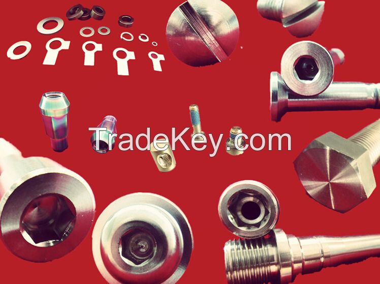 Gr2 Gr5 titanium (alloy) fasteners