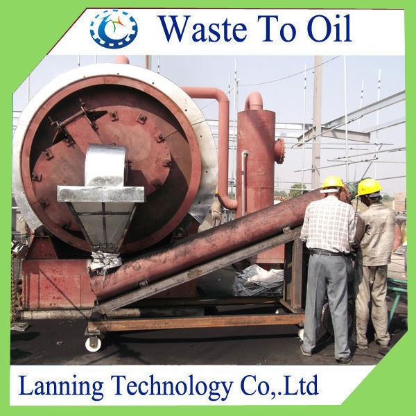 waste to oil  PYROLYSIS MACHINE WITH CE ISO SGS