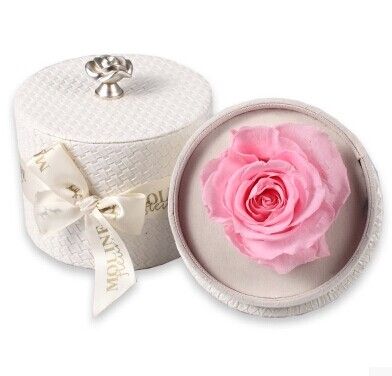 Flocking round flower boxes & rectangle flower boxes with lids with ribbon with bowknots