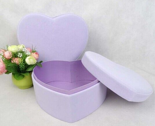 Flocking round flower boxes & rectangle flower boxes with lids with ribbon with bowknots