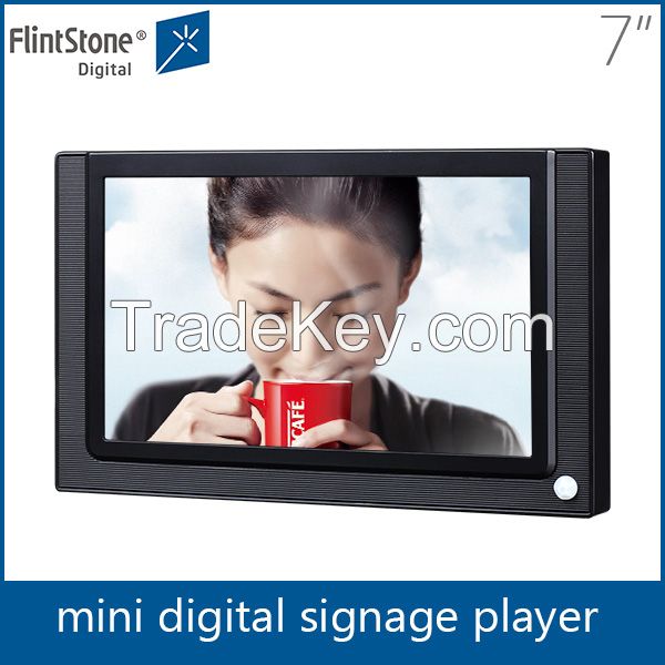 Flintstone 7 inch Hot Seller Wall Mount LCD Advertising Player