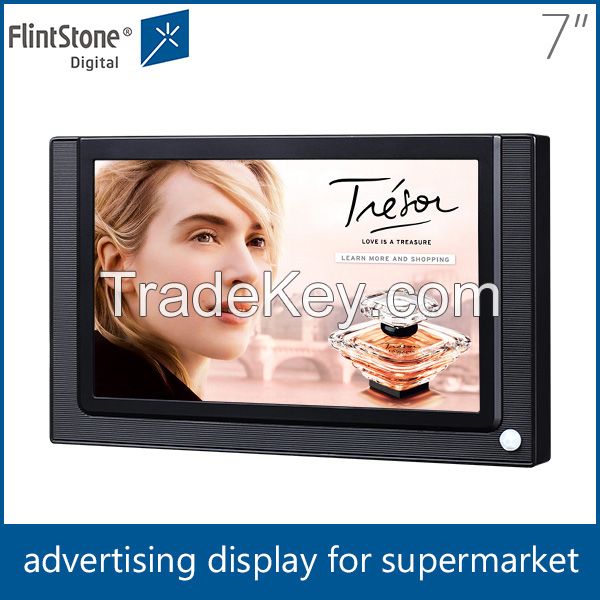 Flintstone 7 inch Hot Seller Wall Mount LCD Advertising Player