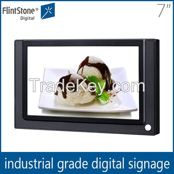 Flintstone 7 inch Hot Seller Wall Mount LCD Advertising Player