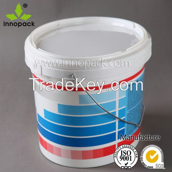 7.5L/15L Oval plastic pail plastic bucket 