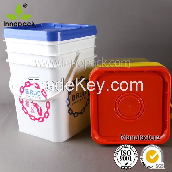 20L Square pail plastic pail