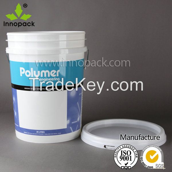 20L plastic pail bucket