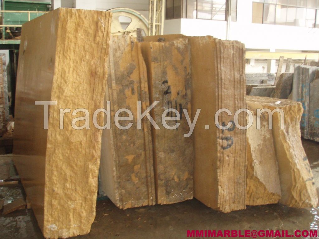 YELLOW SANDSTONE TILES, SLABS BLOCKS,