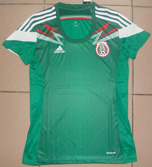 14-15 Mexico Home Women's Shirt -- Thai quality (fans version)