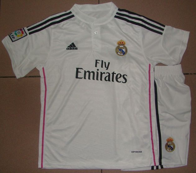 14-15 Real Madrid Home Kids Kit