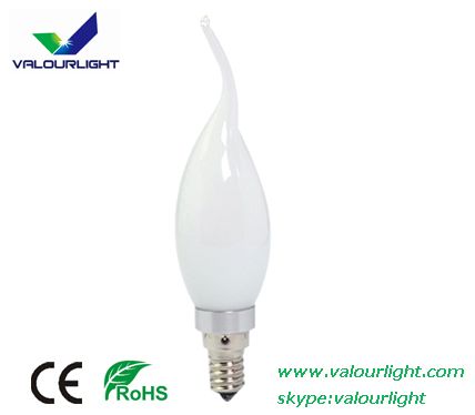 3W LED bent-tip Bulb E14 LED chandelier Bulb led flame bulb 220V
