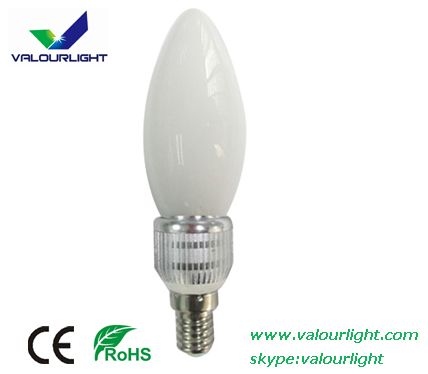 3W LED candle Bulb E14 LED chandelier Bulb dimmable 220V