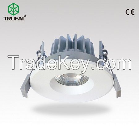 8W 37V dimmable LED downlight sharp COB ceiling lamp recessed lights for accent lighting