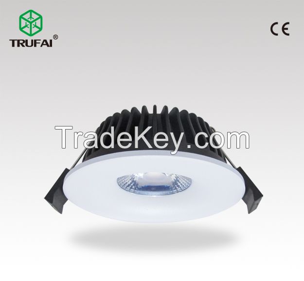 82mm cutout 8W anti-glare tunable white led downlight, recessed light, ceiling light