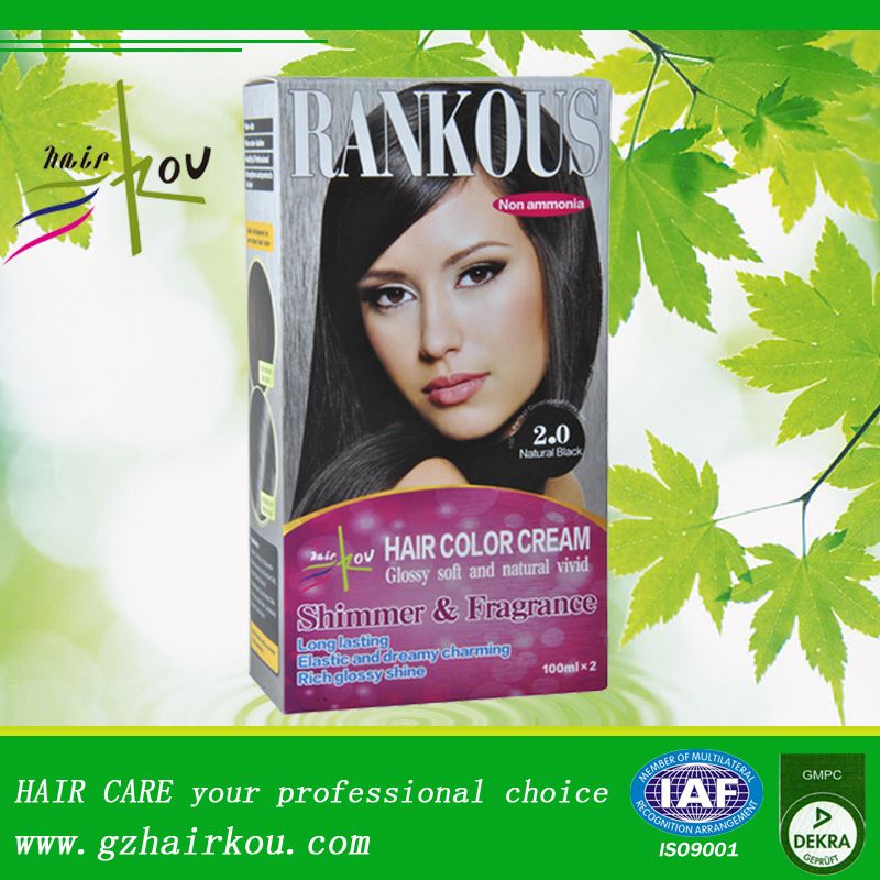 Guangzhou hair color cream manufacturer for home use