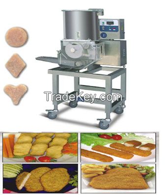304 Stainless Steel Automatic Meat Hamburger Forming Machine