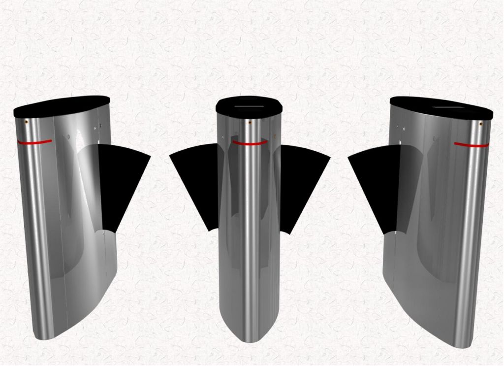 Flap Gate Turnstile For Subway Station