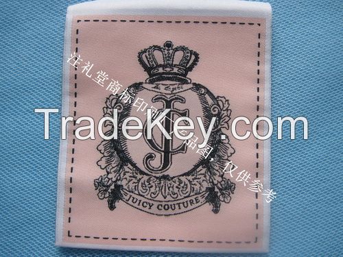 custom high quality woven labels for garment