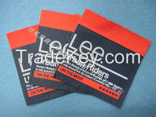 custom brand woven labels printing label