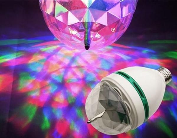 Sound controlled led disco light