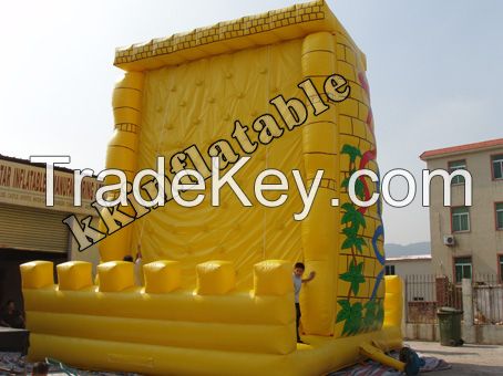 Best quality Inflatable Kids and Adults Outdoor climbing wall