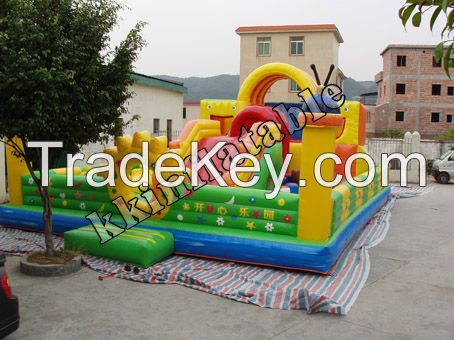 Hot sale gaint PVC Tarpaulin giant kids inflatable amusement park