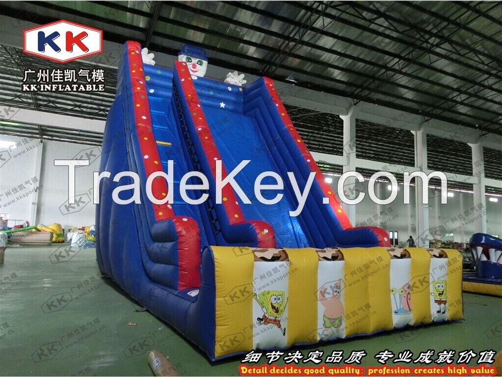 New Centry bouncer slide inflatable dry slide for fun playground