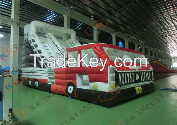 New Centry bouncer slide inflatable dry slide for fun playground