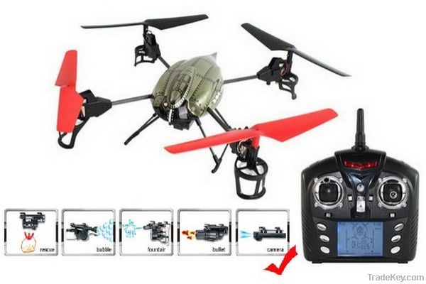 Wltoys V959 2.4G 4ch 3D new quad coper with camera