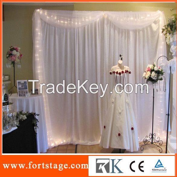 Pipe and drape for wedding