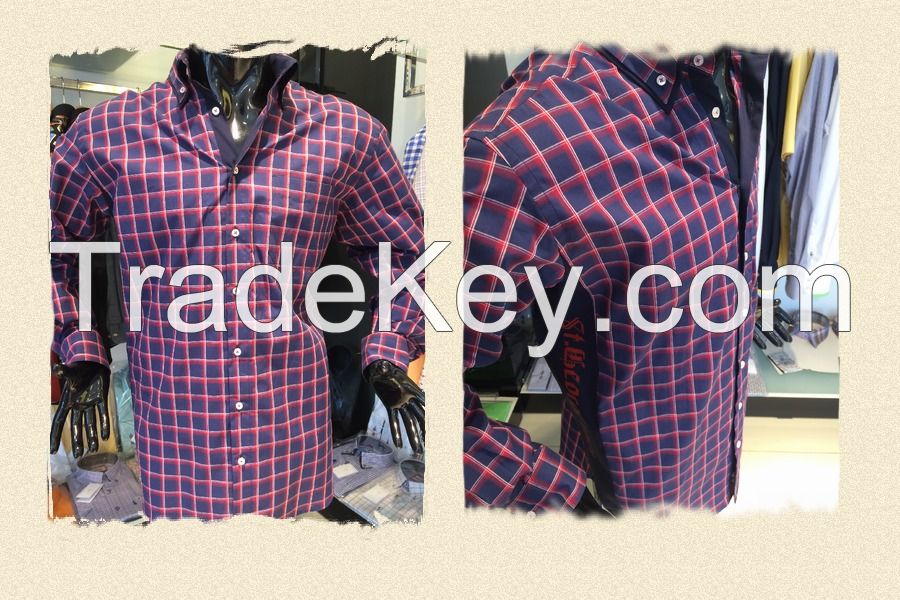 Producing 100% cotton premium quality men's shirt for your brand