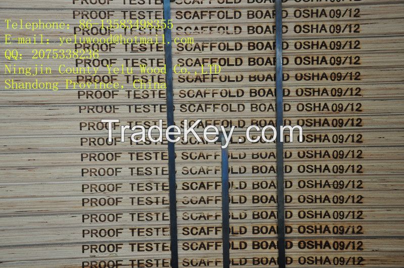 LVL Scaffolding Boards/LVL Scaffolding Plank/Scaffolding Plank