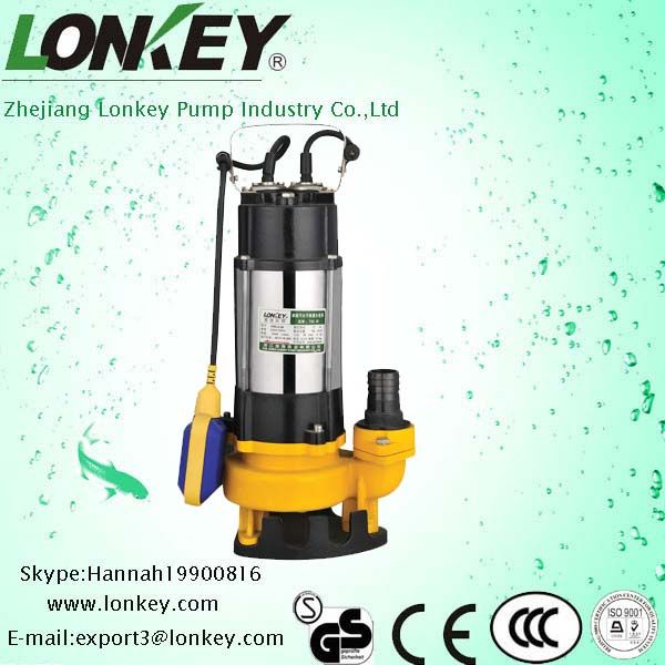 stainless steel sewage water pump, submersible pump.duty water pump