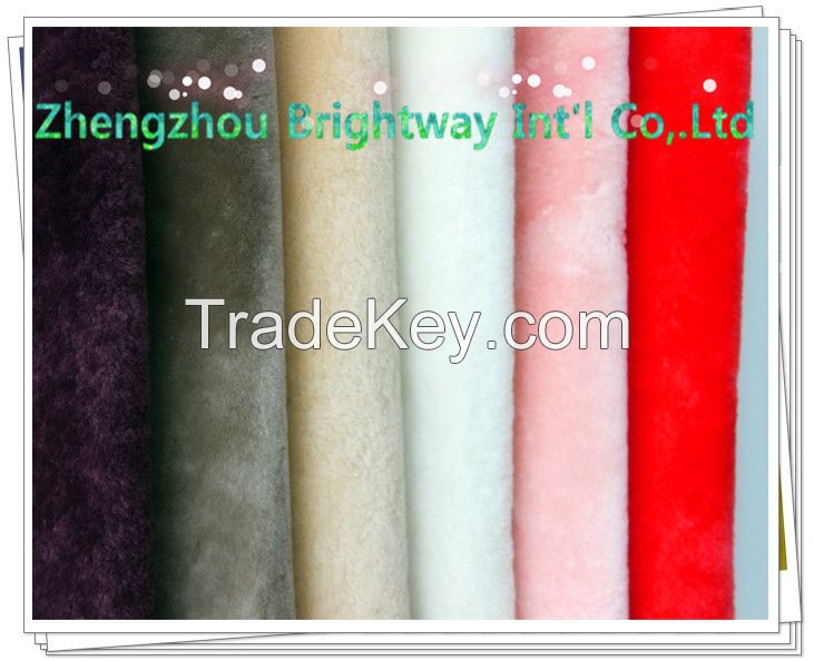 sheepskin material for garment and shoe collar