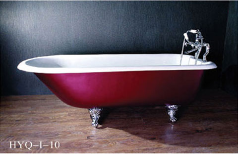 classical cast iron bathtub