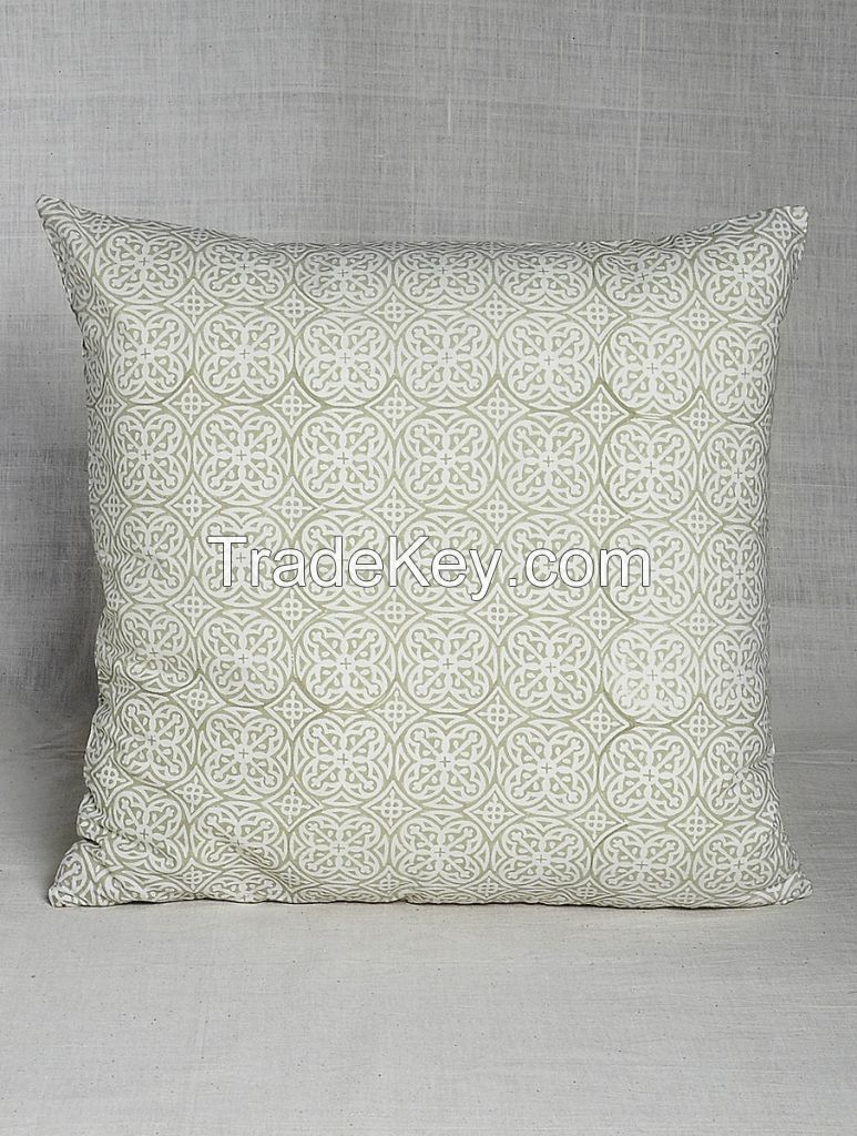 Cushion Cover Hand Block Printed Cotton