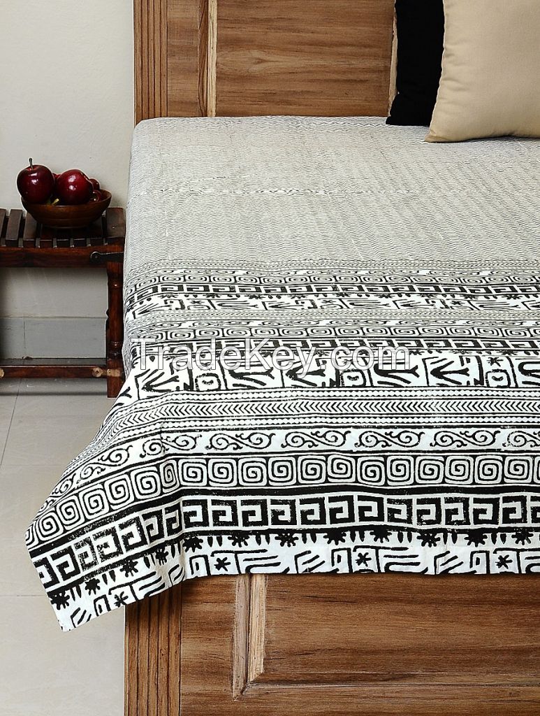 MYYRA Bed Cover Hand Block Printed