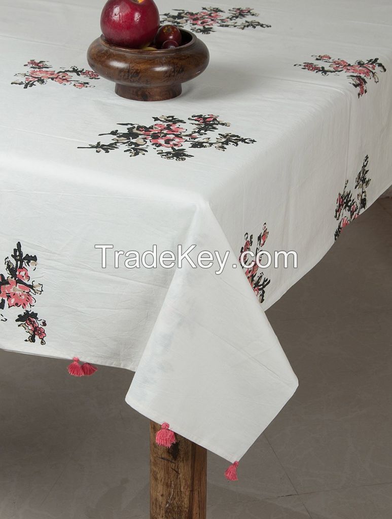 MYYRA Table Cover Hand Block Printed