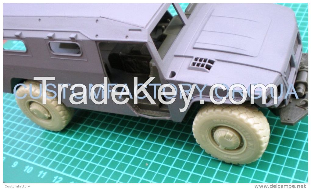 1/35 Customfactory Wheels for armored car GAZ-2330 &quot;Tiger&quot;