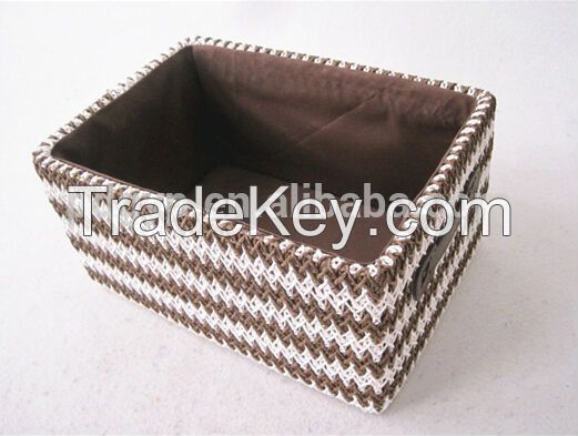 High quality Crocheting Paper rope Storage Box