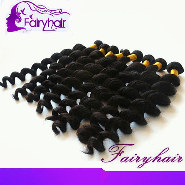 Best seller malaysian hair weave loose curly unprocessed the best qual