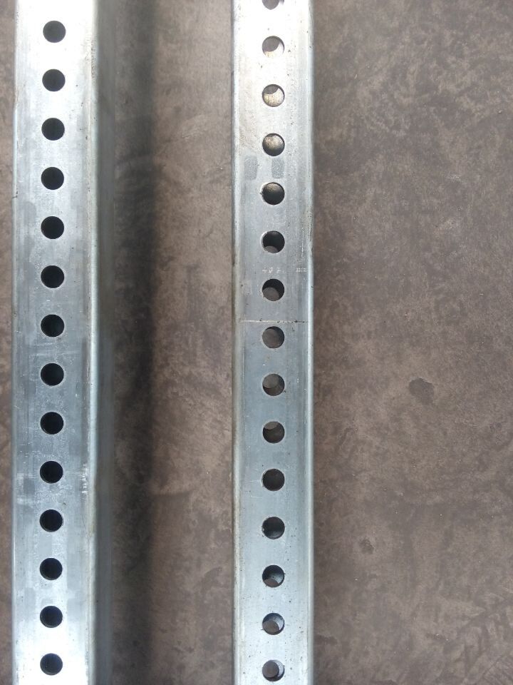 perforated steel square sign posts