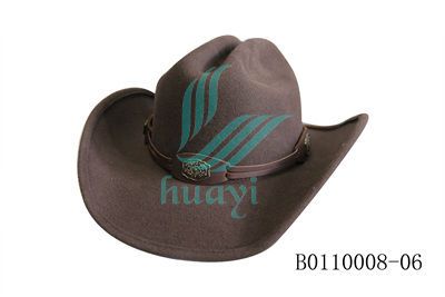 100% wool felt classic felt cowboy hat
