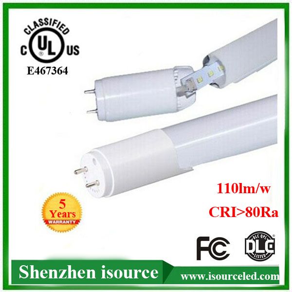 2014 new design energy saving FCC UL DLC CE RoHS led tube light