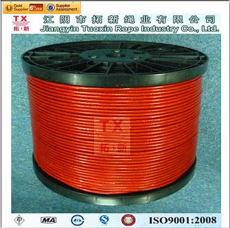 High performance 1*19 hot dip (un)galvanized steel strand wire rope ca