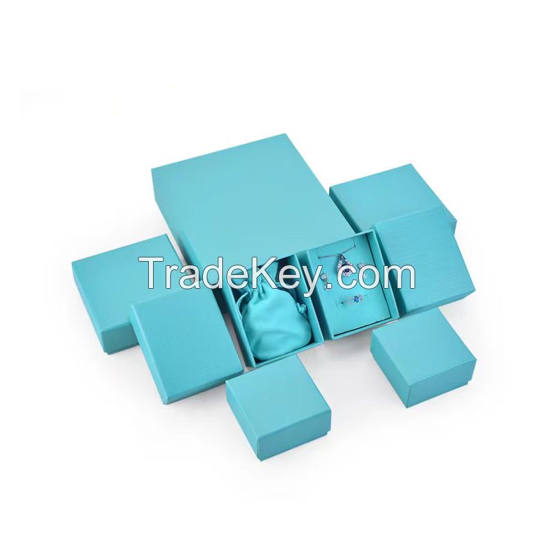 Specialty Paper Jewelry Packaging Boxes For Earrings Pendant Bracelet Ring Packing