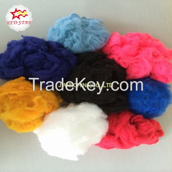 recycled polyester staple fiber for non-woven