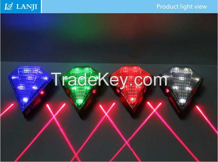 2014 newest bicycle tail light bicycle laser tail light 8led